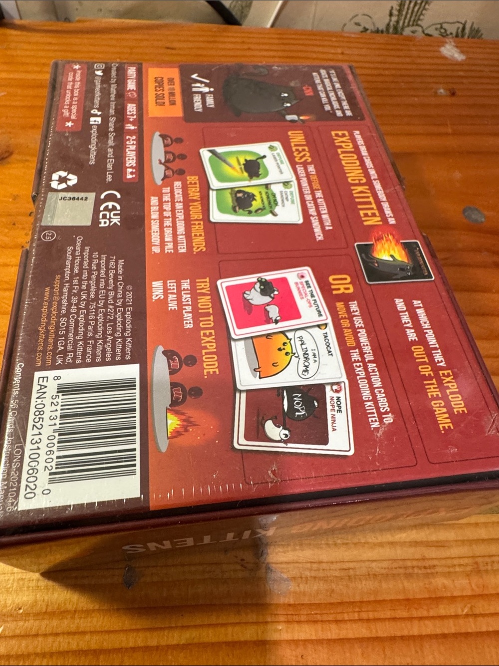 Exploding kittens original new unopened - Picture 5 of 6